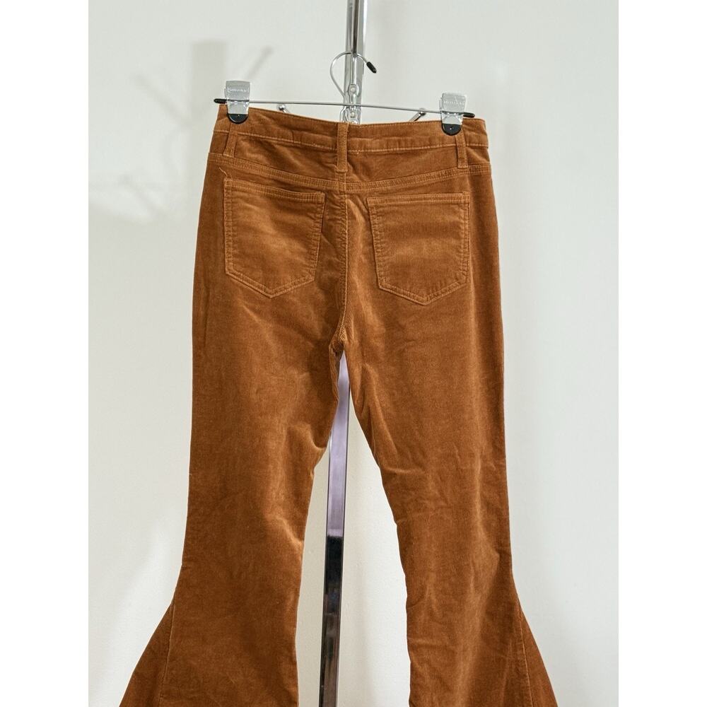 Corduroy Bootcut Flare Pants in Rust - Picture 8 of 16